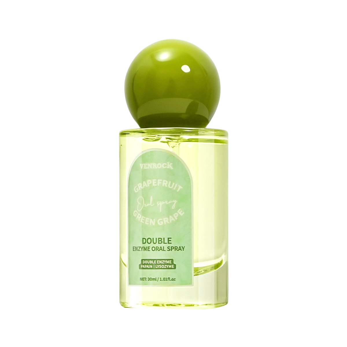 DOUBLE ENZYME ORAL SPRAY - Instant Fresh Breath & Oral Care Mist (Jasmine Dragon Well Tea / Grapefruit Green Grape)