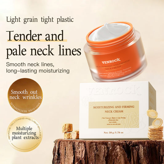 CREMA HIDRATANTE Y REAFIRMANTE PARA CUELLO - Tratamiento Antienvejecimiento y Tensor Avanzado para Cuello y Escote