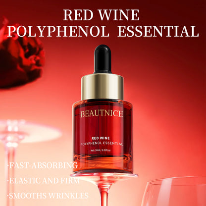 BEAUTNICE Red Wine Polyphenol Anti-Aging Facial Serum 30ml | Firming Brightening Face Essence