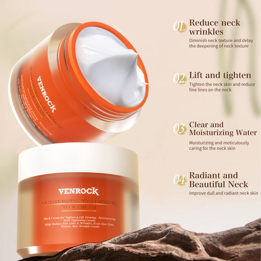 MOISTURIZING AND FIRMING NECK CREAM - Advanced Anti-Aging & Tightening Treatment for Neck and Décolletage