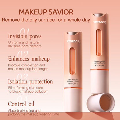 Pore Invisible Makeup Primer ✦ Pore Minimizing & Oil‑Control Base ✦ Long‑Lasting Smooth Makeup Base