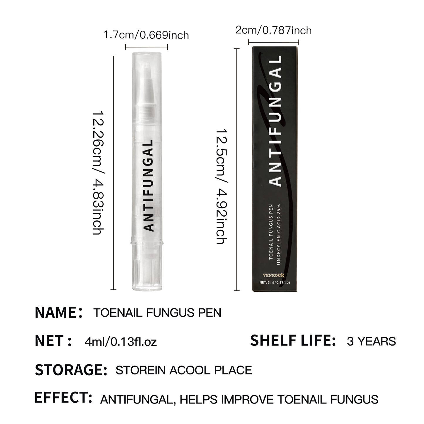 TOENAIL FUNGUS PEN - Advanced Antifungal Treatment & Nail Repair Solution for Clear, Healthy Nails
