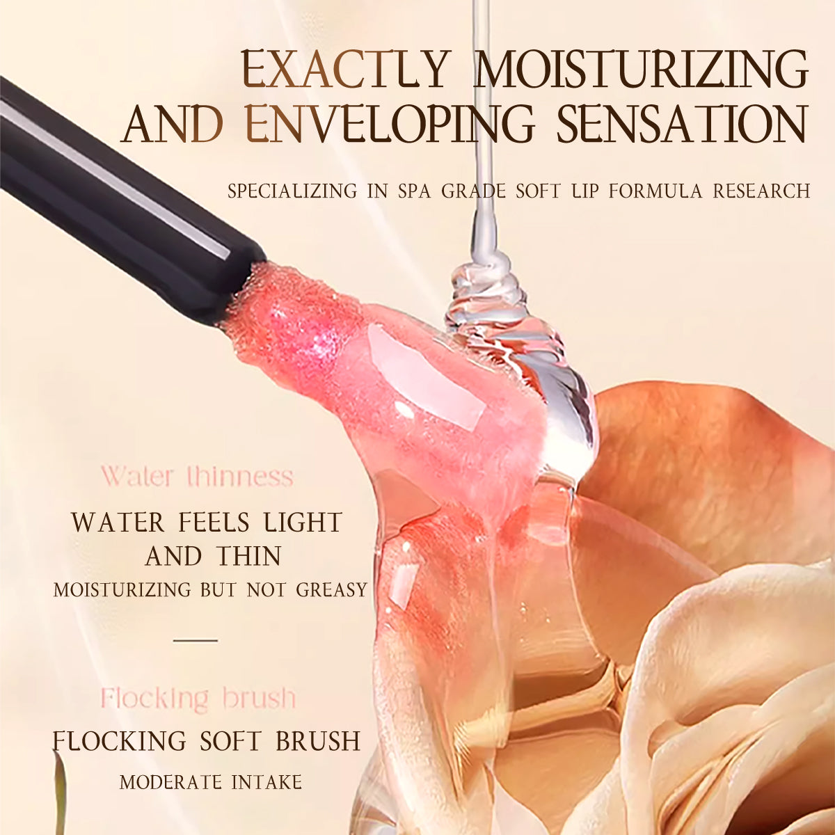 Color Changing Lip Essence Oil | Cream & Strawberry | Temperature Smart Color Change | Deep Lip Line Fade Lip Care Oil