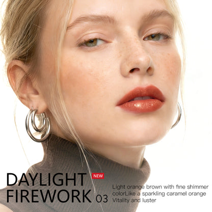 SHINING CRYSTAL VELVET LIP GLAZE ✦ 2 Shades (#03 Daylight Firework & #08 Crimson Nebula) ✦ Shiny Velvet Finish Long‑Lasting Lip Gloss