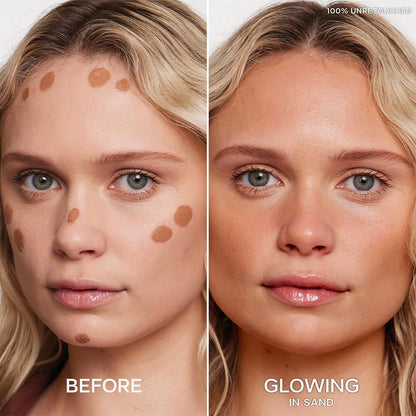 BEAUTNICE Long Wear Light Foundation - Flawless, Breathable Full Coverage Makeup (#01 & #02)