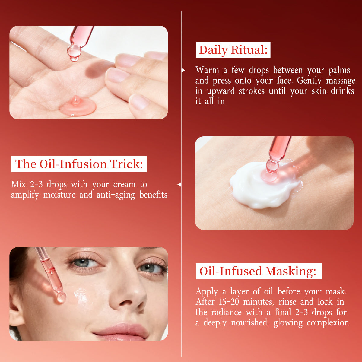 BEAUTNICE Red Wine Polyphenol Anti-Aging Facial Serum 30ml | Firming Brightening Face Essence
