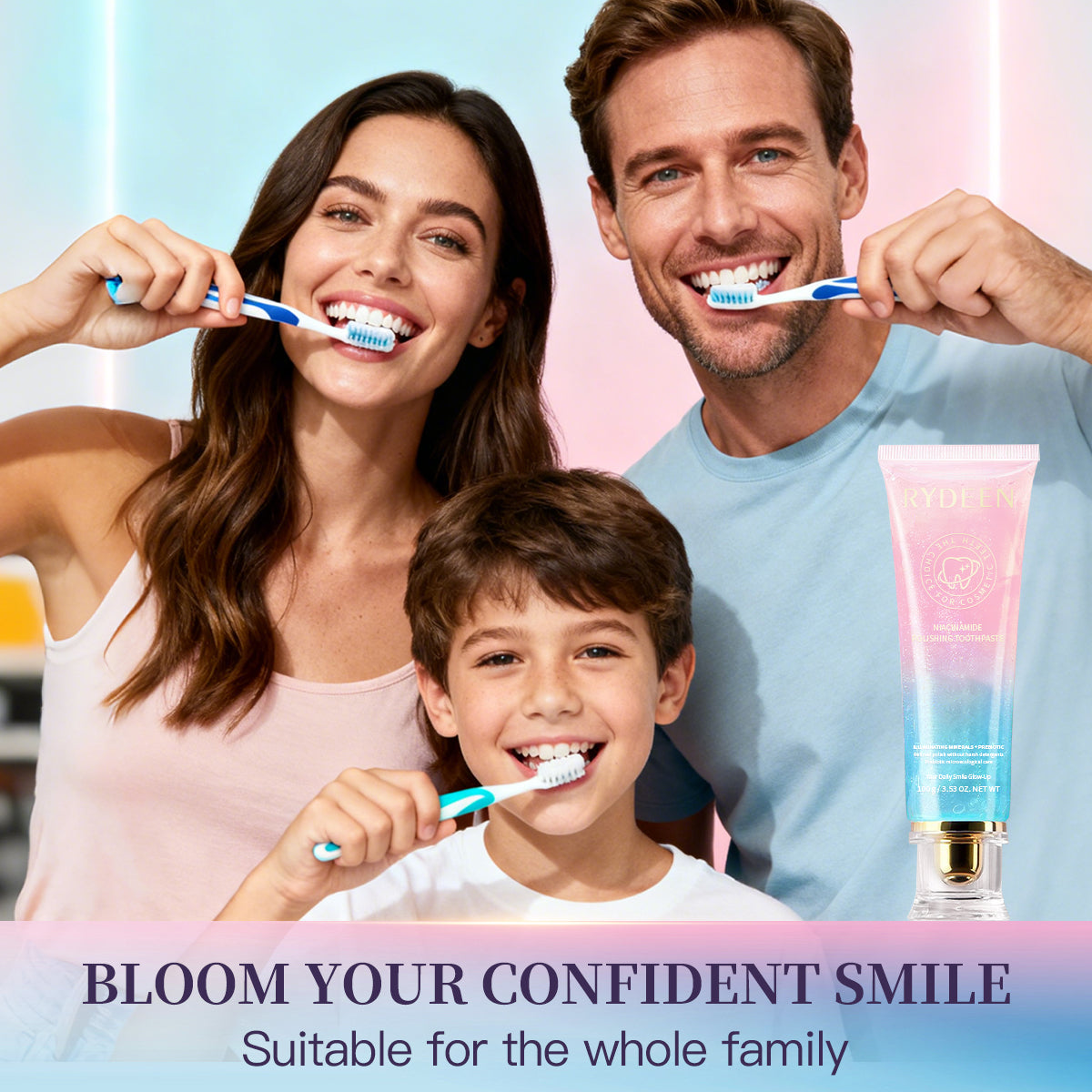 NIACINAMIDE POLISHING TOOTHPASTE - Brightening & Enamel-Safe Whitening Toothpaste for a Radiant Smile