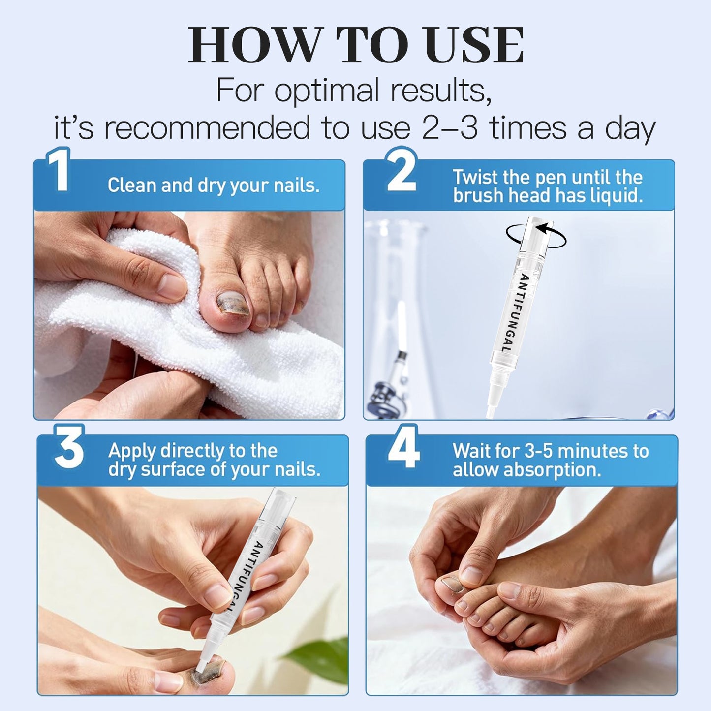 TOENAIL FUNGUS PEN - Advanced Antifungal Treatment & Nail Repair Solution for Clear, Healthy Nails