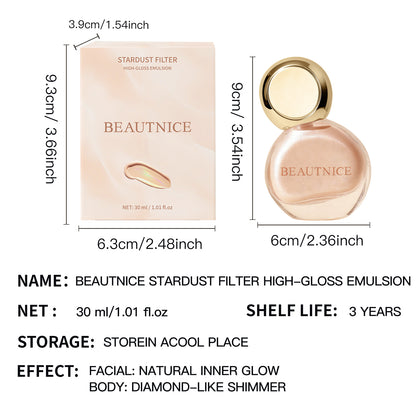 STARDUST FILTER HIGH-GLOSS EMULSION - Glass Skin Radiance Booster & Illuminating Moisturizer